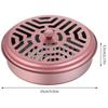 Multi-purpose Portable Metal Mosquito Coils Holder Sandalwood Rack with Cover Anti Incense Plate Tray Home Hotel Camping