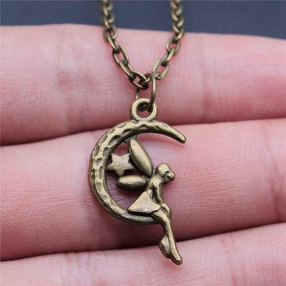 

Ожерелье с крыльями ангела на шею 43 см цепочка детские украшения вечерние забавные украшения A07-1pcs-25x14mm