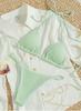 Nuovo Set Bikini 2026 Imbottito Spiaggia Triangolo Costume da Bagno Donna XS-XL