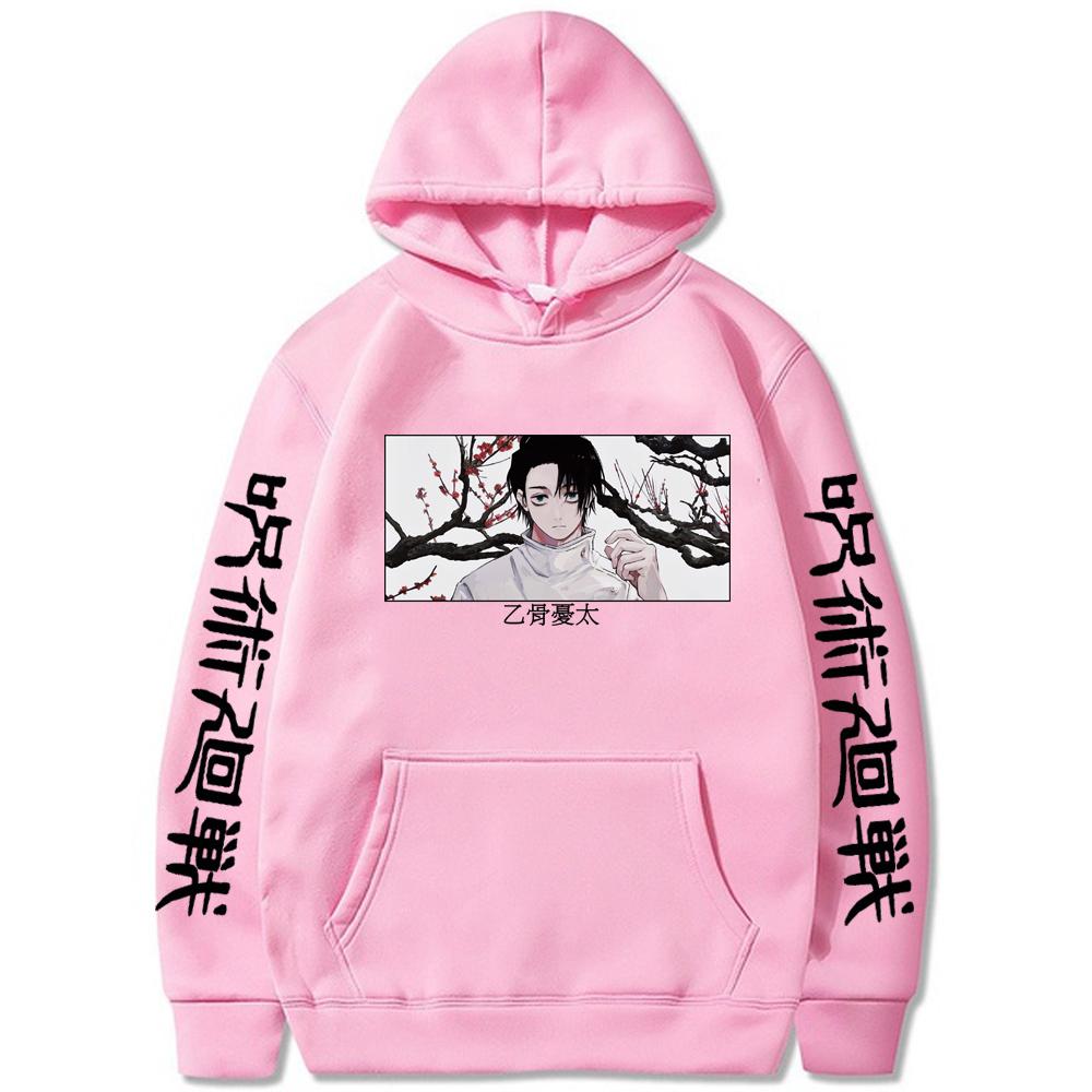 Jujutsu Kaisen Okkotsu Yuto Grafiske Hettegensere Vintage Oversized Hettegenser Langermet Hettegenser Herre Dame Klær