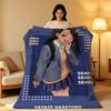 Anime N-Nagatoro S-San Throw High-Density Short Plush Blanket Soft Skin-Friendly for Sofa Nap Air-Conditioned Room