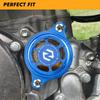 NICECNC Для Yamaha YZ250F 2014-2024 YZ450F 2010-2022 Мотоцикл Прозора кришка масляного фільтра двигуна YZ250FX YZ450FX WR250F WR450F