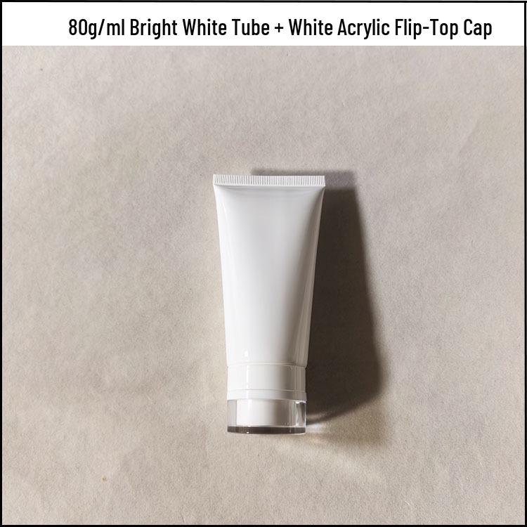 

PE Soft Tube Face Wash Bottles with Acrylic Flip-Top, Available in 50/80/100/150ml