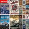 MyPlate Vintage Motorcycle Garage Poster Metal Sign Plate Tin Sign Wall Crafts Retro Decor For Home Plaque Decoration Gift