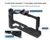 FEICHAO CNC M6 Mark II Kamerakäfig Formschlüssiges Rig mit Blitzschuhhalterung für Canon EOS M6 Mark II Stabilisator