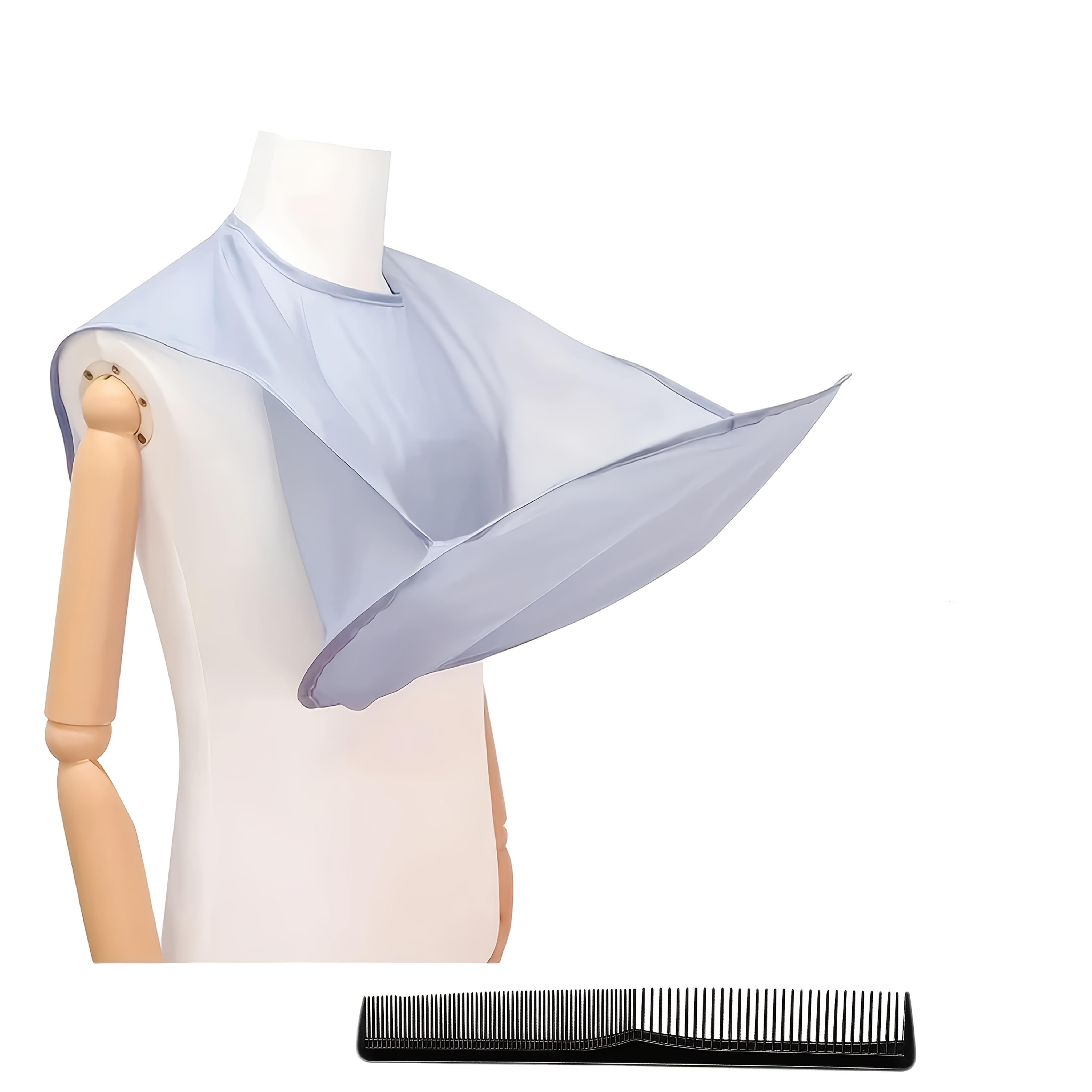 

1pc Multifunctional Shaving Cape with Built-in Comb - Adjustable Neck Strap,Lightweight & Portable for Home &Salon Use,Facial Hair Trimming & Grooming 1pc слонова кістка