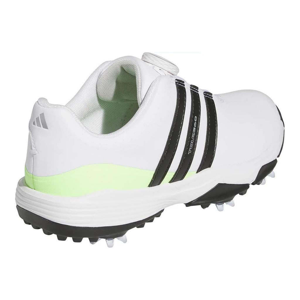 Adidas Tour 360 24 BOA Golf J White Green Spark Kids Sneakers Cloud-White Core-Black IF0268
