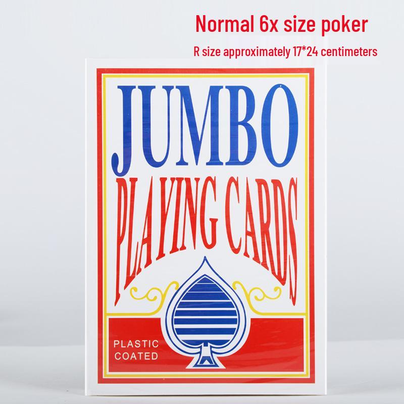 

Игральные карты очень большого формата A4 для свадеб и торжеств 1 set