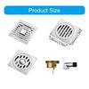 Practical Sturdy Stainless Steel Floor Drain Set with Strong Filtration Bathroom Accessory for Household Daily Use