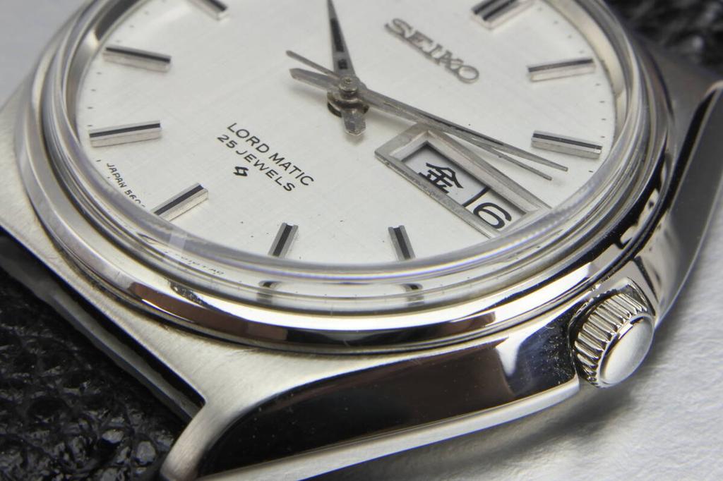 SEIKO Model 1968 Lord Matic 25 Jewels Silk Dial Automatic Watch Strap Japanese Masterpiece Men's High-End