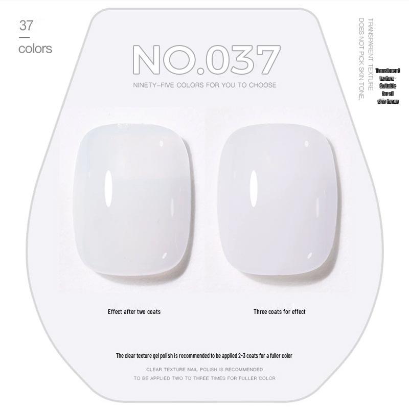 FN59 Summer Nude Pink Jelly Gel Press-on Nails