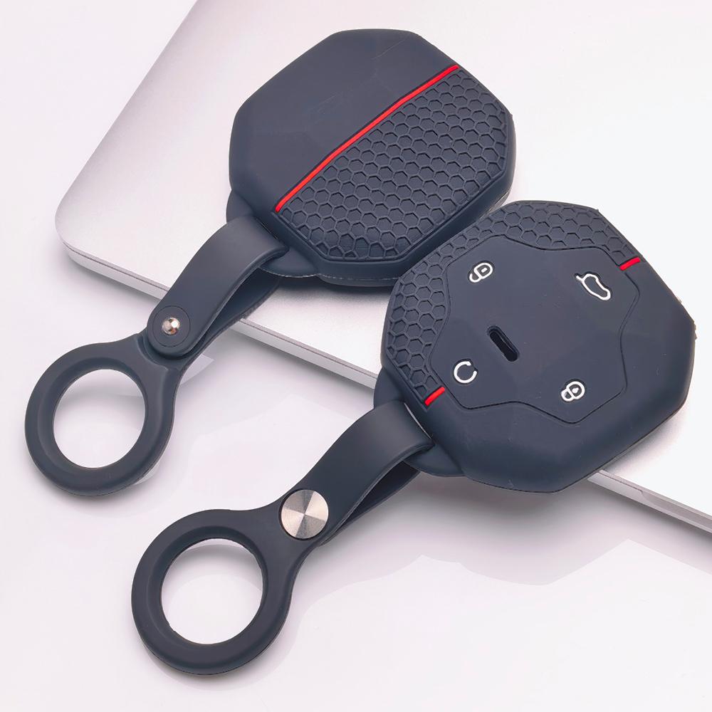 Portachiavi Copri Telecomando per Jetour Shanhai T2 L9 T3 Traveler Dashing Superficie Antigraffio Struttura Antiurto Texture Morbida al Tatto Design Facile da Installare