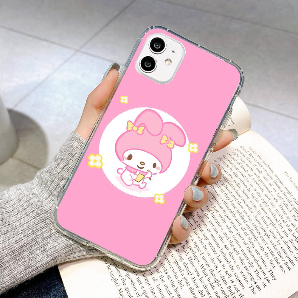 Hülle für Samsung A04 A14 A23 A34 A54 M23 M33 M52 M53 Realme 10 9 C30S C35 C55 VIVO Y02S Y21 Y51 X80 Pro Transparente Hülle LI27 Niedlich My Melody