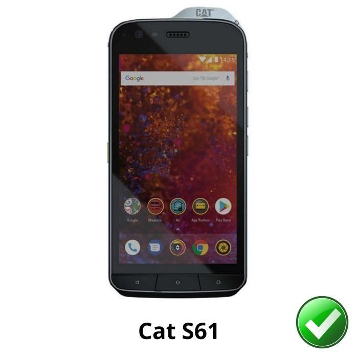 Screen Protector - Phonillico - Cat S61 - Pack of 2 - Ultra Thin - Scratch Resistant