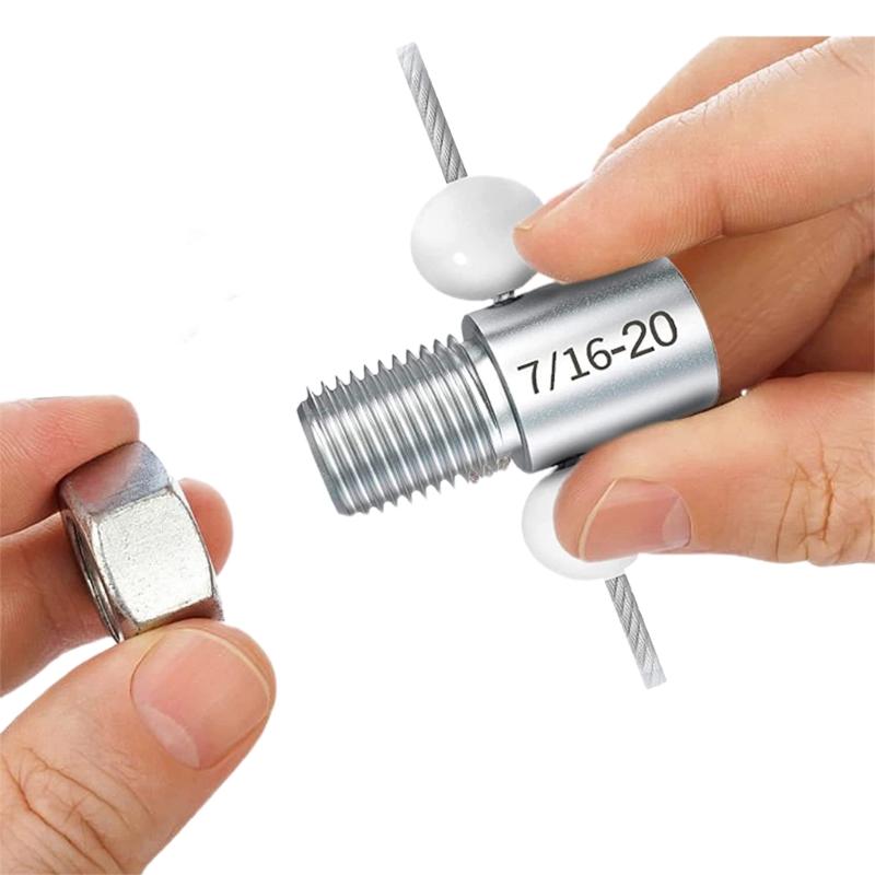 Bolt Thread Checker 44 Male/Female Gauges Bolt Nut Screw Thread Checking Checker Lightweight Inspection Measuring Tool