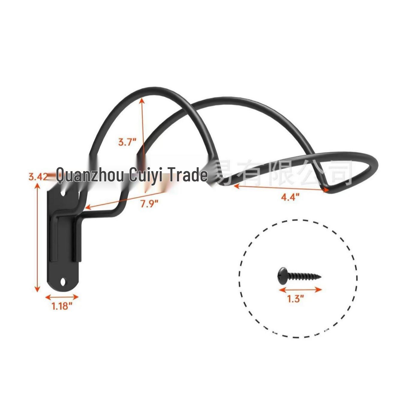 

Wall-mounted Helmet & Sports Gear Rack - Motorcycle, Hockey, Equestrian, Baseball Hat Holder