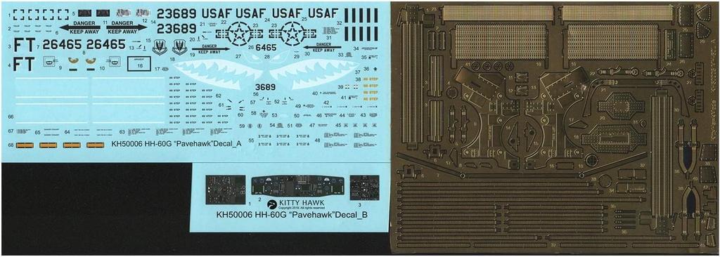 Plastikový model Kitty Hawk Pave Hawk KH50006 1/35 HH-60G s figurkou. (Helikoptéra)