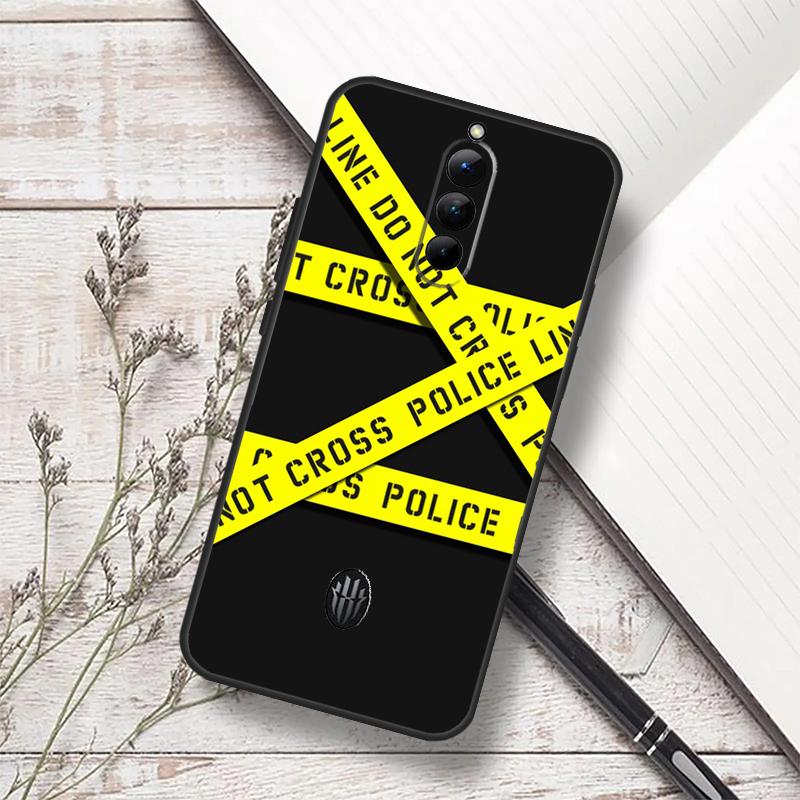 

Police Case For ZTE Nubia Red Magic 10 Air 6S 7S 7 Pro RedMagic 10S 9S 8S 8 9 10 11 Pro Plus Funda RedMagic 11 Pro Plus