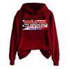 Ladies Fashion Casual Long Sleeve Printed Round Neck Hoodie Pullover Top
