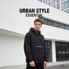 Spring Autumn Mens Anorak Jackets Fashion Man Half Zip Streetwear Hip Hop Hooded Coats Men Loose Windbreaker Waterproof Jackets