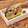 Kitchen Pacan Cracker Tool Multifunctional Wooden Base Easy to Use Chestnut Opener Nut Sheller Walnut Pliers Nutcracker