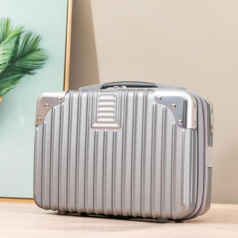 14 inch Mini Luggage Cosmetic Box Hand Waterproof Luggage Organizer Makeup Case Travel Suitcase Light Boarding Case Kids Luggage