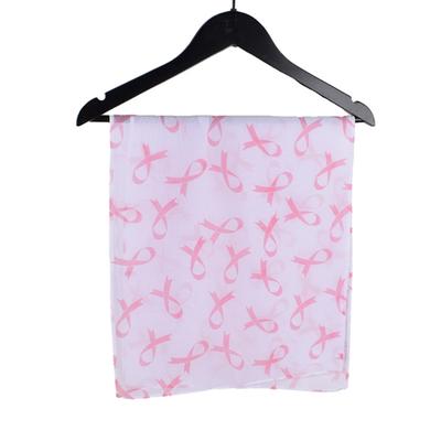 Klassische Schals für heißen Sommer, kühlende Halswickel, rosa Schleifendruck, hautfreundliche Schals für Mutter, Sonnenschutz-Zubehör