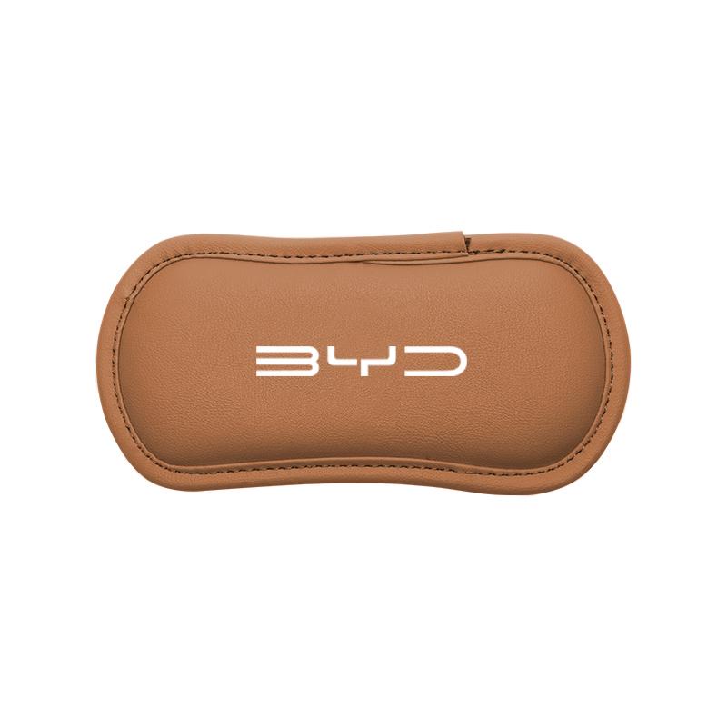 Leather Car Pillow Car Knee Pad Elastic Memory Foam Leg Pad For BYD Tang F3 E6 Atto3 Yuan Plus Song Max F0 G3 I3 Ea1 Dmi 2din S7