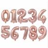 16 32 Inch Foil Birthday Balloons Number Ballon Figures Wedding Happy Birthday Party Decorations Kid Baloons Birthday