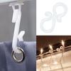 100Piece Heavy Dutys String Light Hangers Metal Clip for Campers Awning Canopy Tent Decor String Light Clip S Shape Hook