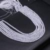 Facettierte Perlen aus Naturstein, Zirkon, kleine Perlen, 3 mm, Charms für Schmuckherstellung, DIY-Halskette, Armband, Ohrringe, Zubehör