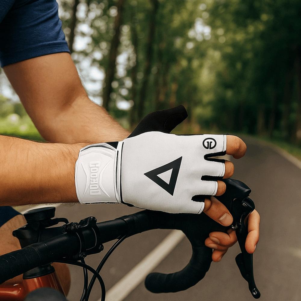 1 Pair Anti-Slip Cycling Gloves Breathable Half Finger Gloves Fitness Gloves  Weightlifting