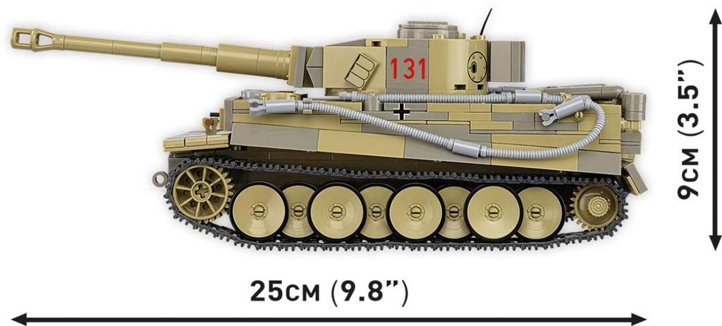 Cobi - Coleção Histórica - Tiger I No (896 peças).