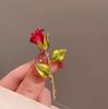 Elegant Little Rose Flower Vintage Brooch Women Clothing Flower Accessories Brooches Party Holiday Gift