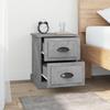 Maison Exclusive - Tables de chevet 2 pcs gris béton 39x39x47,5 cm bois ingénierie