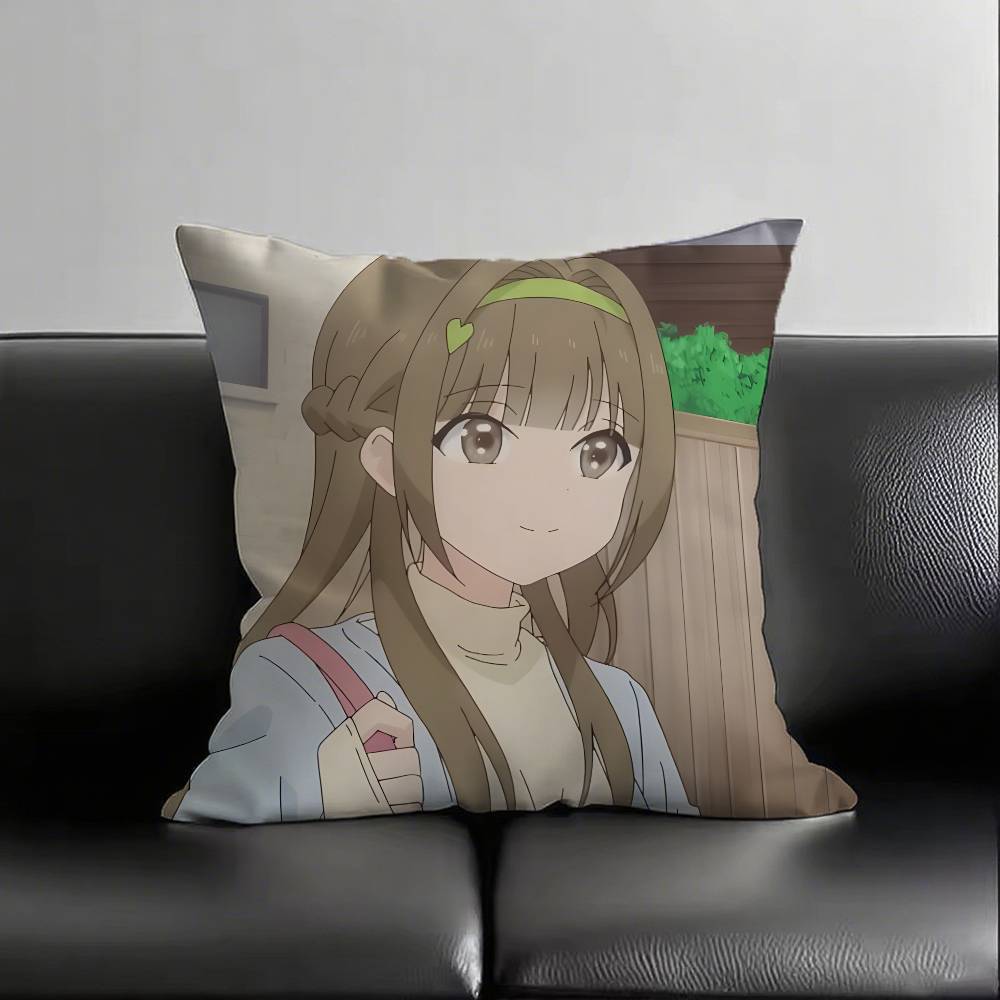 LOVE Game Anime Nagisaka Haruka No Secret Cute Pillow Case Fashion Square Pillowcase Bedroom Sofa Room Ins Decoration Leisure