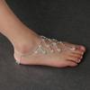 Fashion Crystal Sandals Jewelry Toe Ring Foot Chain Ankle Bracelet