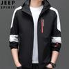 JEEP SPIRIT Men's Windproof Hooded Casual Jacket