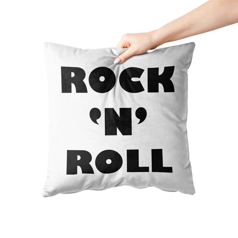 Aertemisi 18'' X 18'' Rock 'N' Roll Square Throw Pillow Cushion Covers Cases Pillowcases For Sofa 45Cm X 45Cm