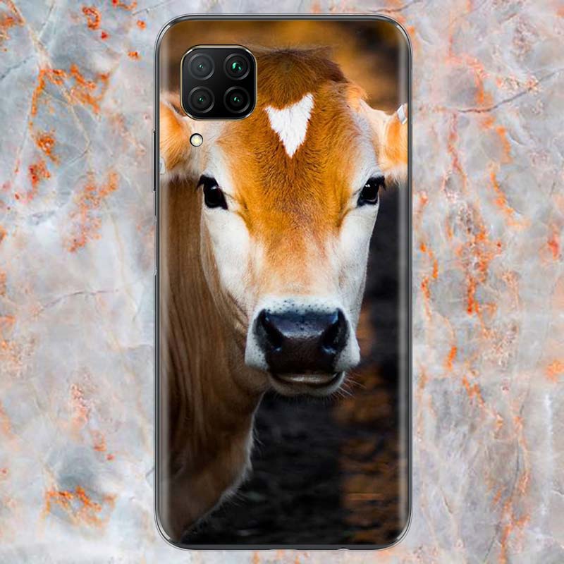Söt djurko För Huawei Mate 40 30 20 20X 10 RS P Smart 2021 2020 Z S Pro Plus Lite 2019 Telefonskal