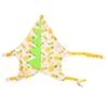 Rabbit Clothes Leash and Harness Set Soft Polyester Warm Yellow Pineapple Pattern Adjustable Rabbit Costume Harness S
