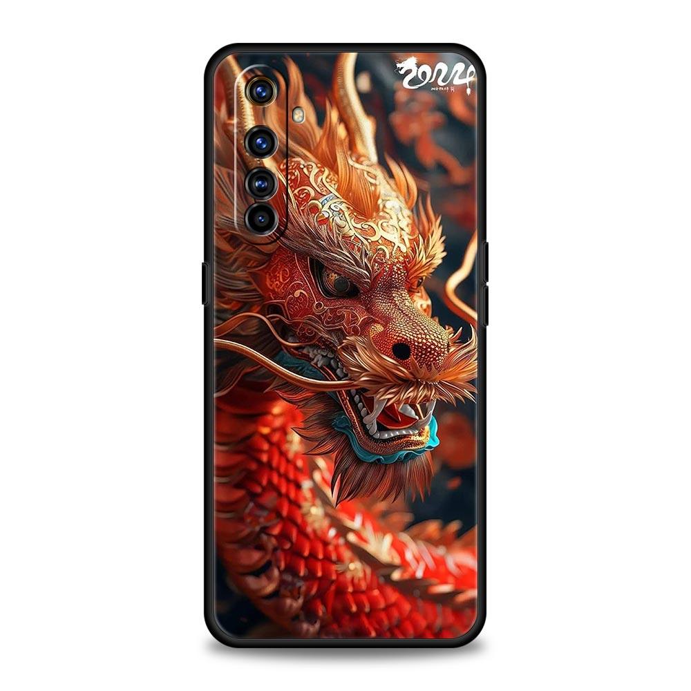 

Soft TPU Case For Realme C67 C63 C55 C53 C25 C21 10 11 12 13 GT 2 3 5 Pro Plus 5G Shockproof Phone Cover Cartoon Dragon Fundas Realme 10 Pro