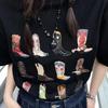 Stiefel Western T-Shirt Damen T-Shirt Sommer Locker Vintage Boho Texas T-Shirt Cowgirl Cowboy Niedliche Grafik-T-Shirts Hippie T-Shirts Retro