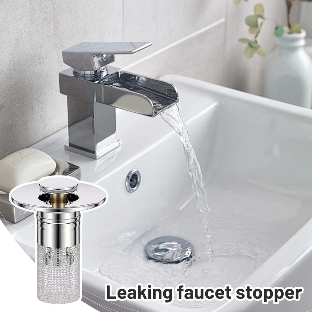 -up Core Water Hair Filter Screen -odor Disassembly Universal Push-button Sink Plug Water Stopper