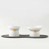 Ceramic Cat Bowl Anti Black Chin Non Spill Water Dish Pet Food Feeder for Cats and Dogs