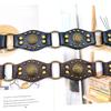 Gothic Steampunk Waist Belt Grommet PU Leather Waistband Fashion Waist Cinch Belt  Female Jeans