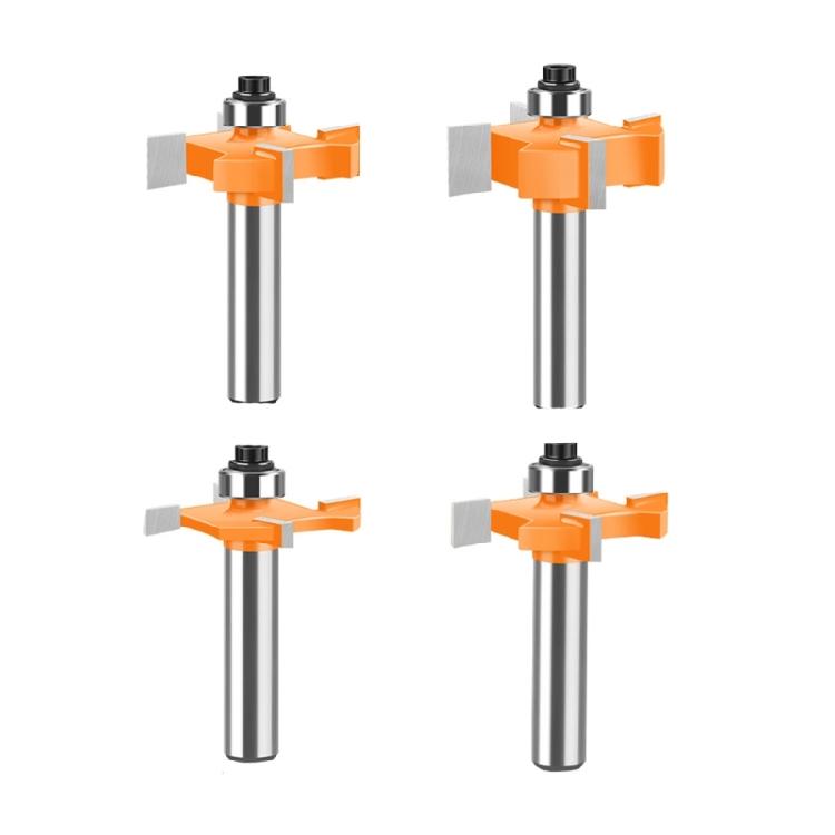 Multipurpose Router Bit Set for Wood Crafting 8mm Shank Disc Grooves Cutter with Accurate Ground Cutting Edges