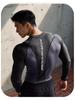 Men's Seamless Fitness Compression Top: Long Sleeve, Quick Dry, Elastic for Muscle Definition.