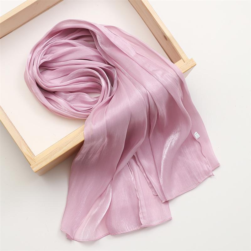 

«Легкий всесезонный шарф из хлопка и льна»: Универсальная однотонная шаль для защиты от солнца и тепла. 180*70 cm