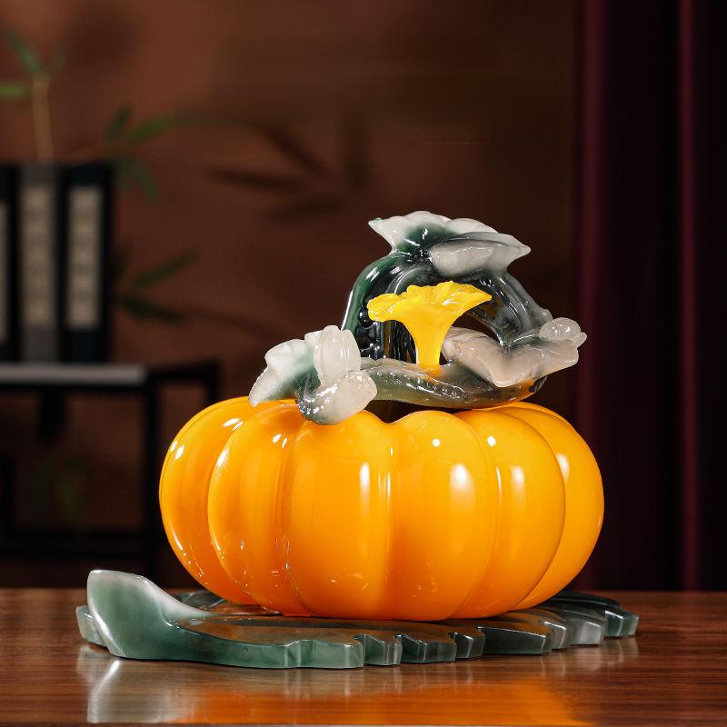 

Resin Crafts Harvest Pumpkin Ornaments Wine Cabinets Home Decorations Housewarming Gifts
